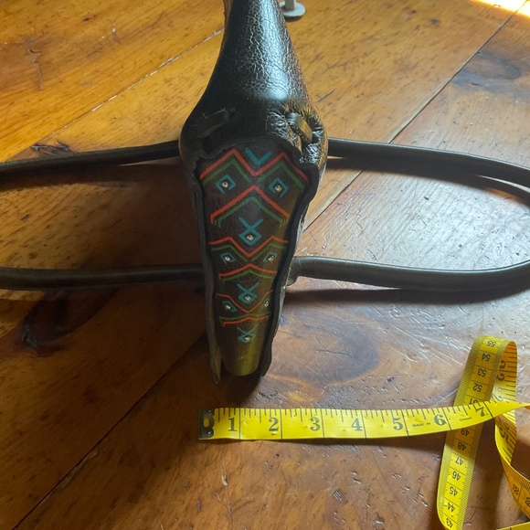 ONE OF A KIND! Calleen Codrero Custom made leather shoulder bag - Picture 12 of 16